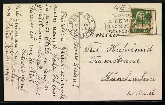 Ansichtskarten: AK La Brévine, Ortspartie – Gebraucht aus Berlin von bartko-reher 1