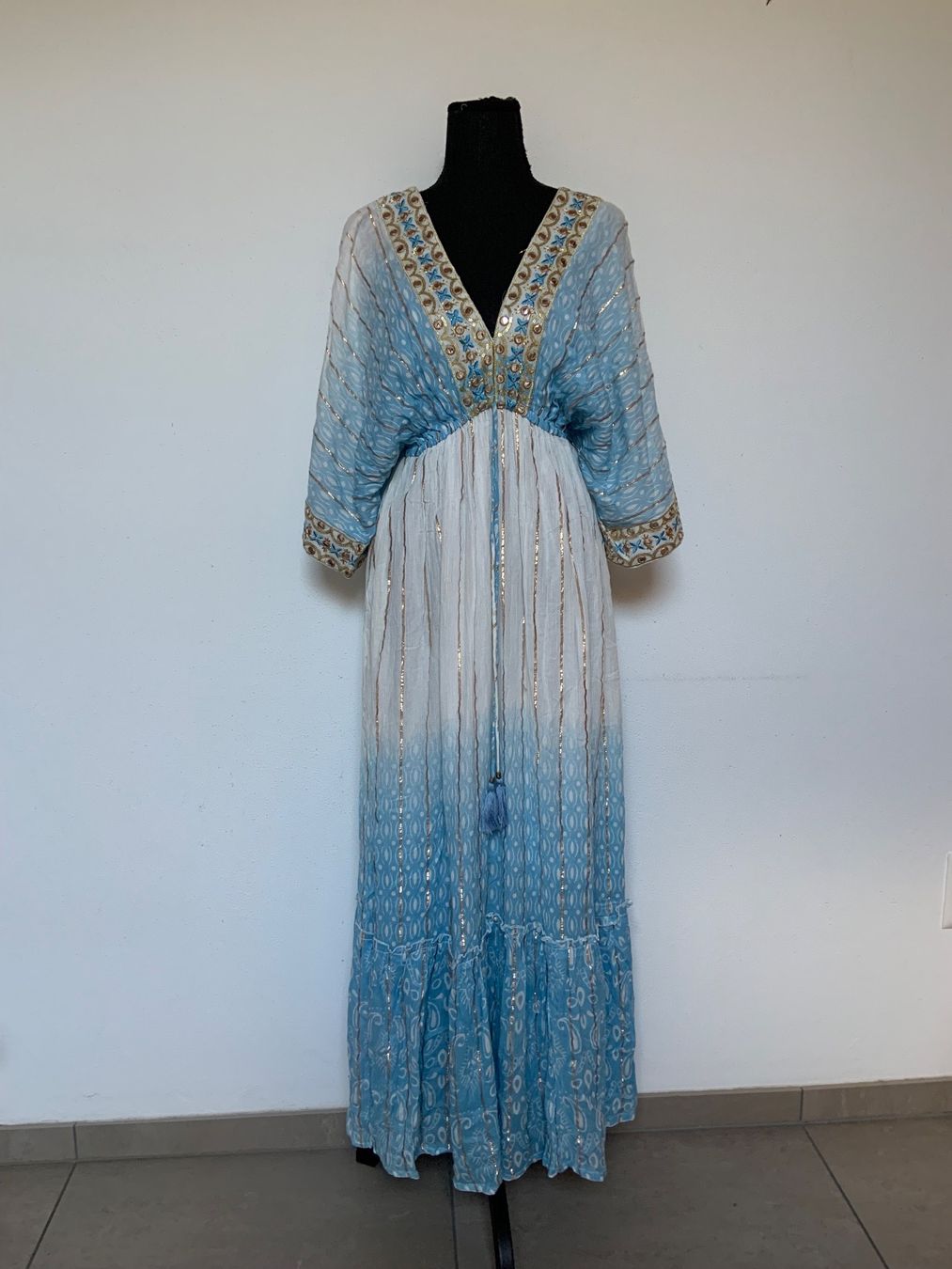 Robes: ( Boho Maxikleid mit Glitzer – Neuf (Voir description) à Sigriswil par ck56