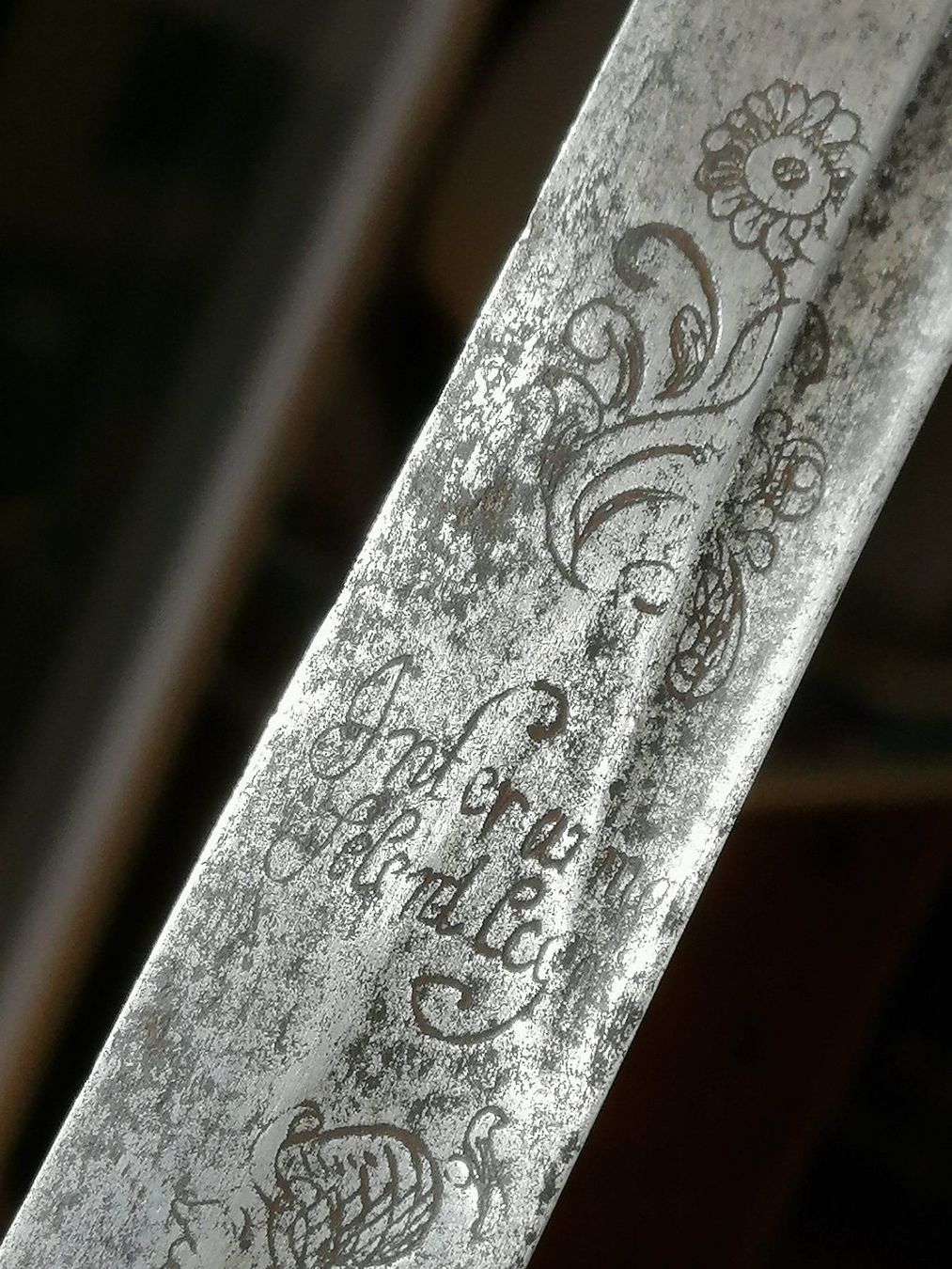 Armi bianche: ANTIK/18. JHT. /KLINGE MIT INSCHRIFT. – Usato da Maschwanden venduto da OliverM05 4