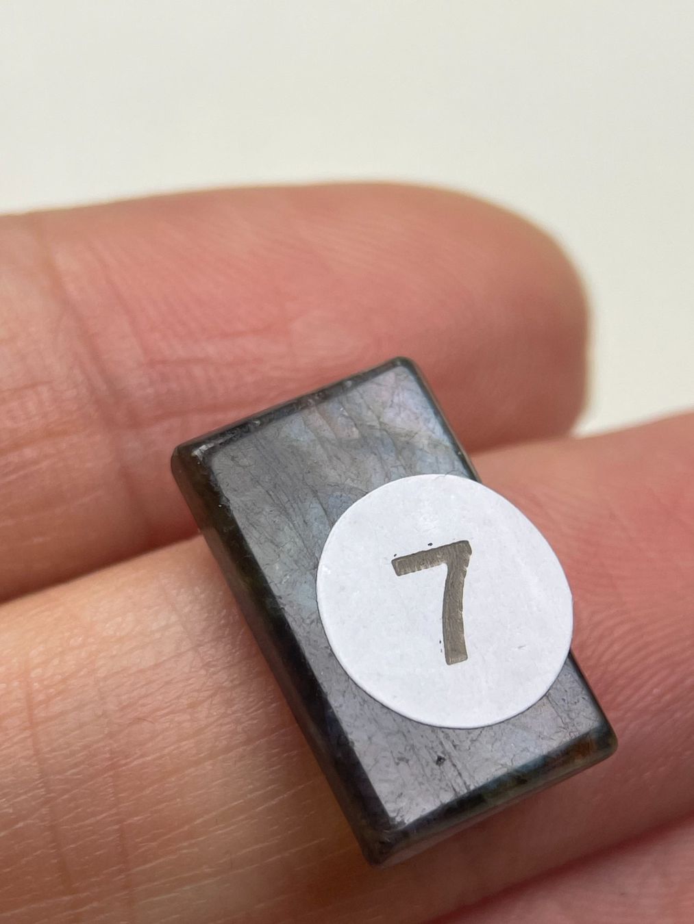 Pietre preziose: Premium Labradorit Cabochon – Nuovo e nell'imballaggio originale da Schiers venduto da sisikristall 7