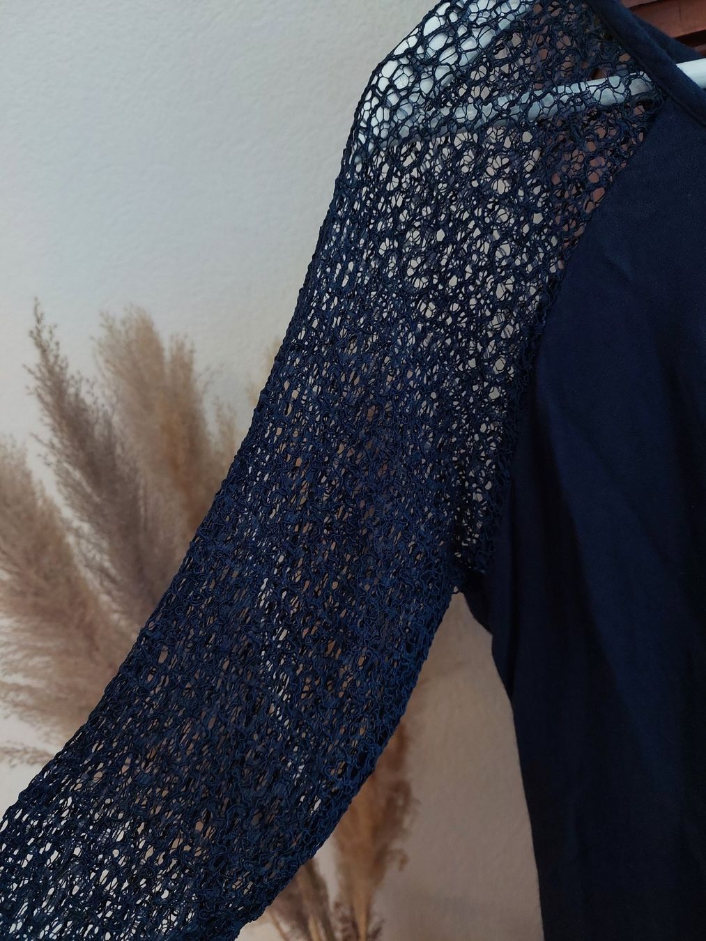 Kleider: Kleid 100% Viskose blau Kaffe 34 36 mit Spitze – Gebraucht aus Zürich von Julia0123 2