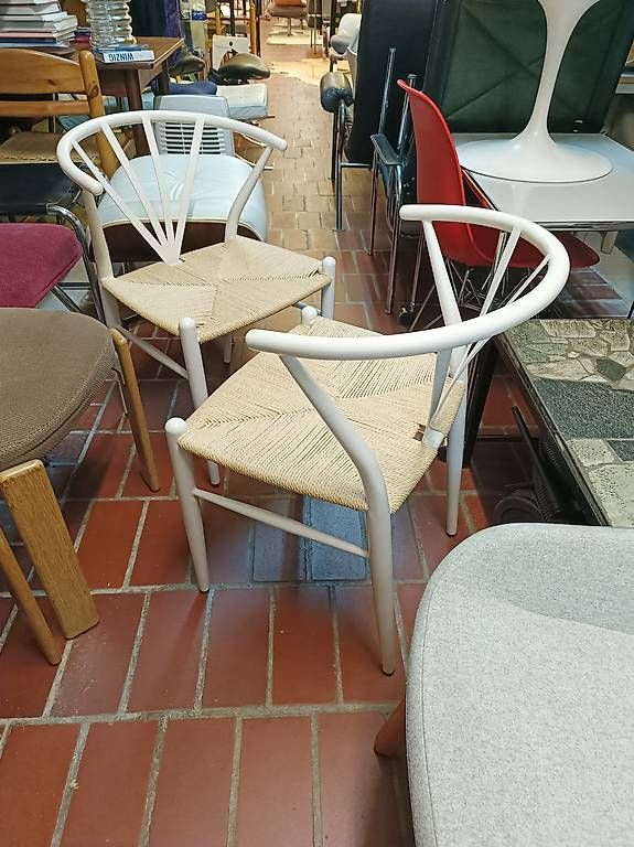 Sedie: 2 Stühle Geflecht stil Wishbone chair – Usato da Winterthur venduto da style-and-design.zrh 2