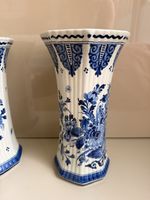 Delfter Vase Delft Handbemalt Oktagonal (Teil 1/2) Porzellan