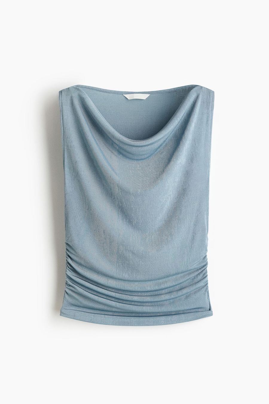 H&M Top: Top en jersey à effet drapé H&M L – Usato da Clarens venduto da fashionfou 1