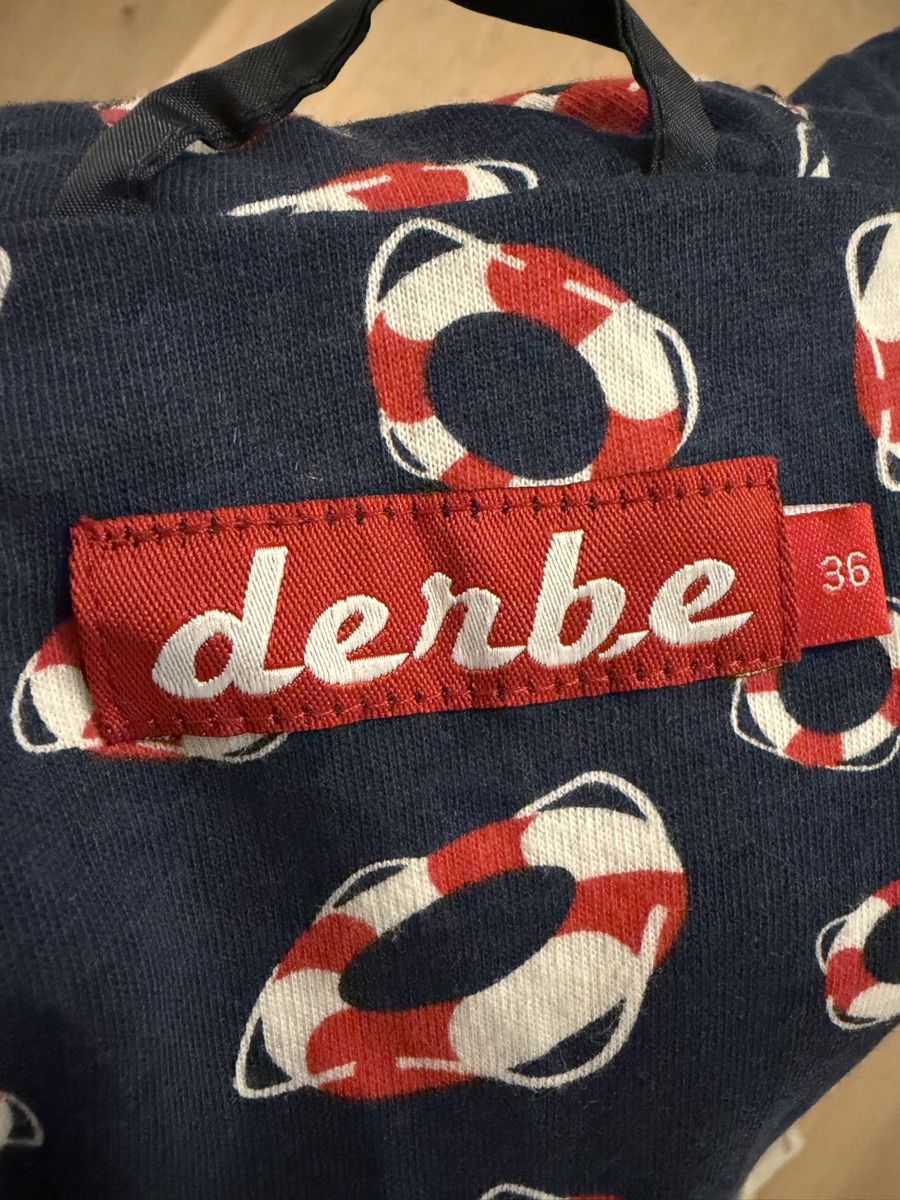 Giacche: Derbe Raincoat - Size 36 - Navy with Lifebuoy Lining. – Nuovo (secondo la descrizione) da Bursinel venduto da maya_78 4