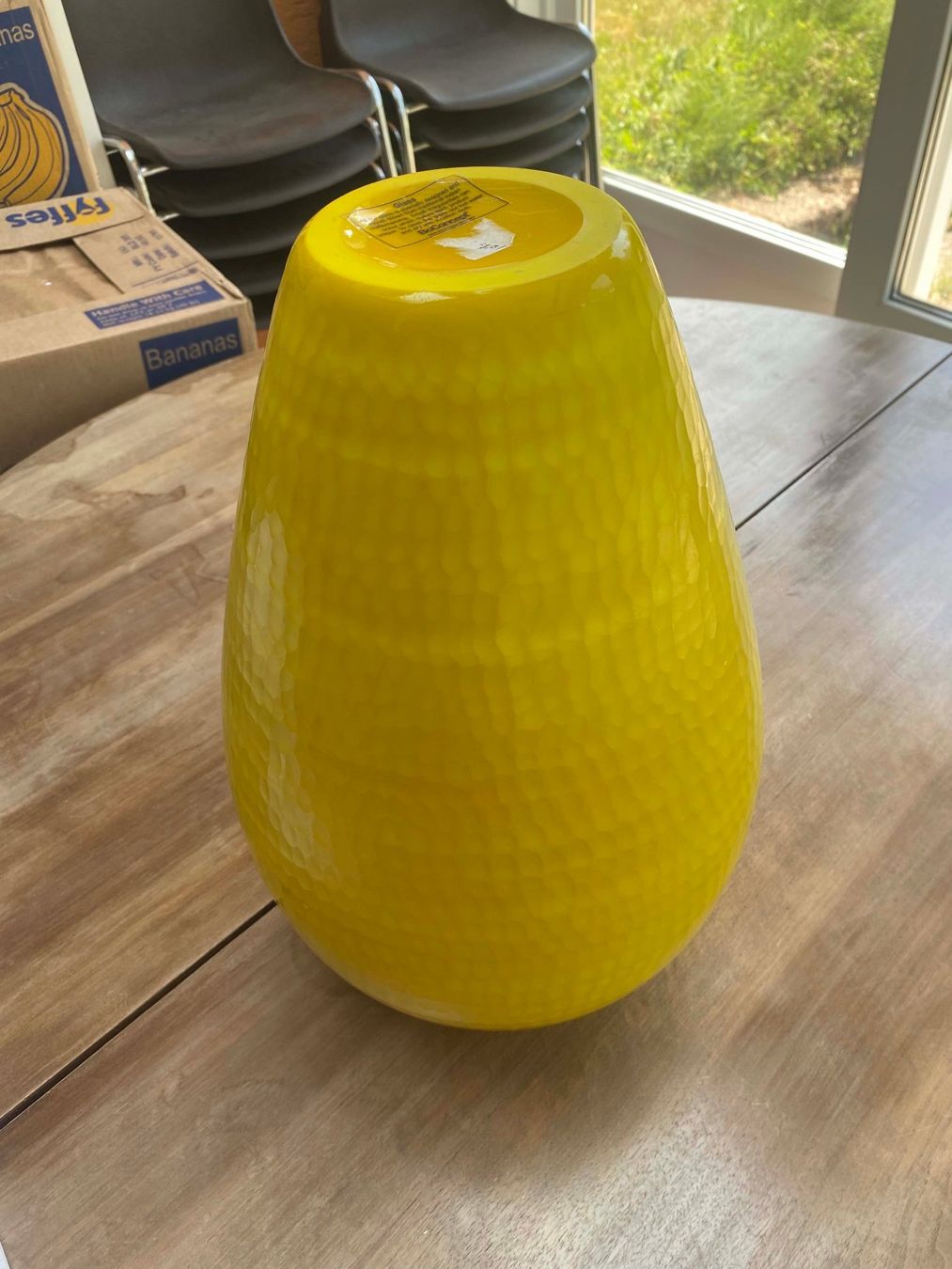 Vase & Récipients: Vase en verre jaune – D'occasion à Savigny par Yves1960 3