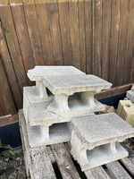 Chapeau de cheminée en béton 