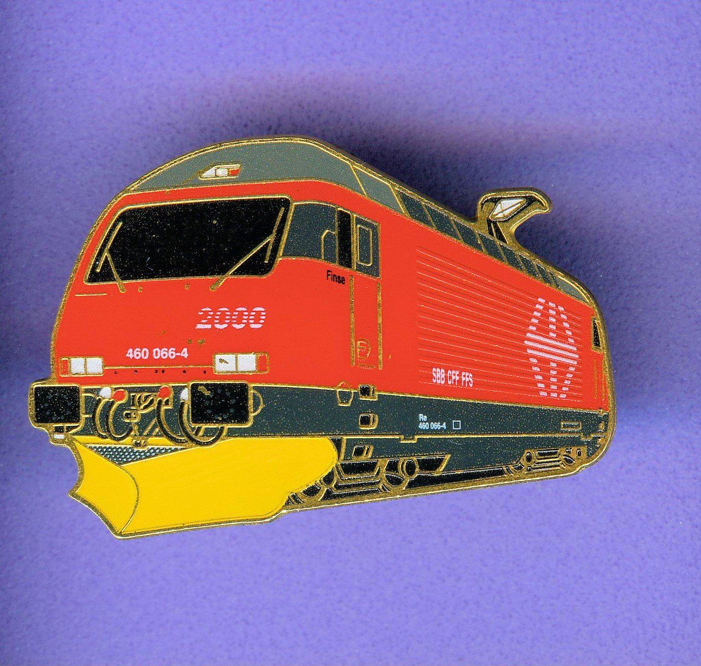 SBB/CFF/FFS Placchette & Badge: Schmid-Müller  Re 460  " 2000 "  Lim.500 – Usato da Winterthur venduto da Sammleroase