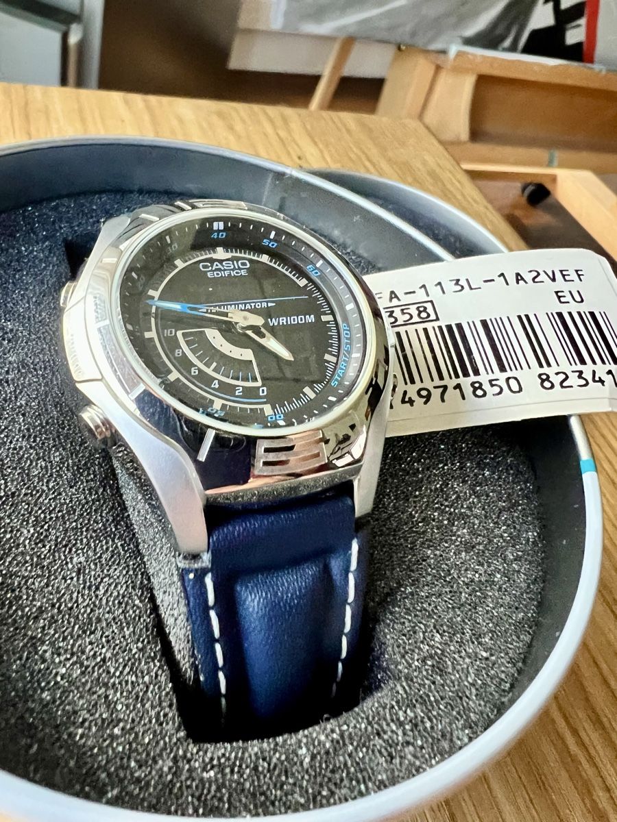 Casio Orologi: Casio Edifice EFA-113L-1A2VEF Armbanduhr – Nuovo (secondo la descrizione) da Glattpark(Opfikon) venduto da ale_mg8x 7