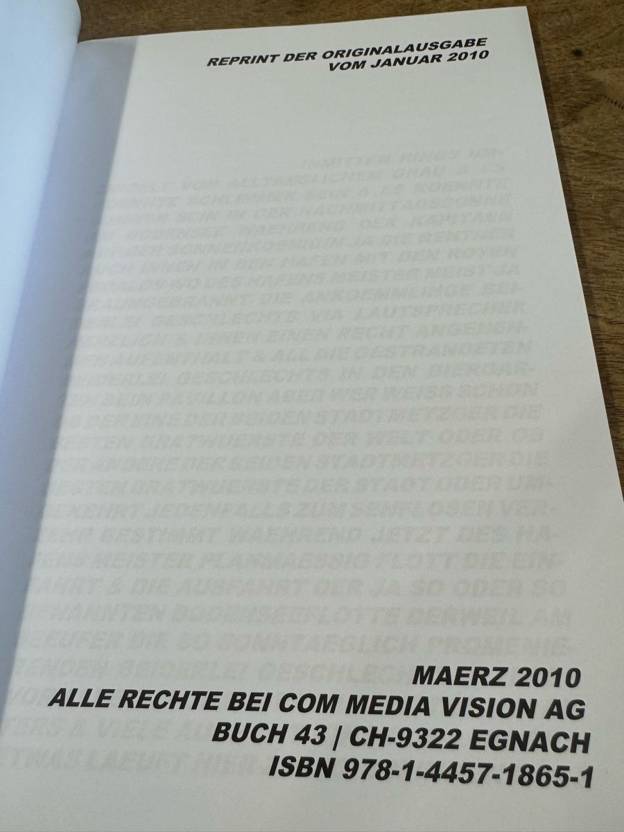 Libri: Rorschachs Adda Adda Buch ca. 120 S. A4 – Usato da Frasnacht venduto da Kulturpalast 1