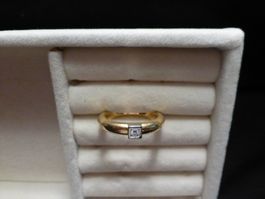 Damenring aus 18 Kt. Gelbgold