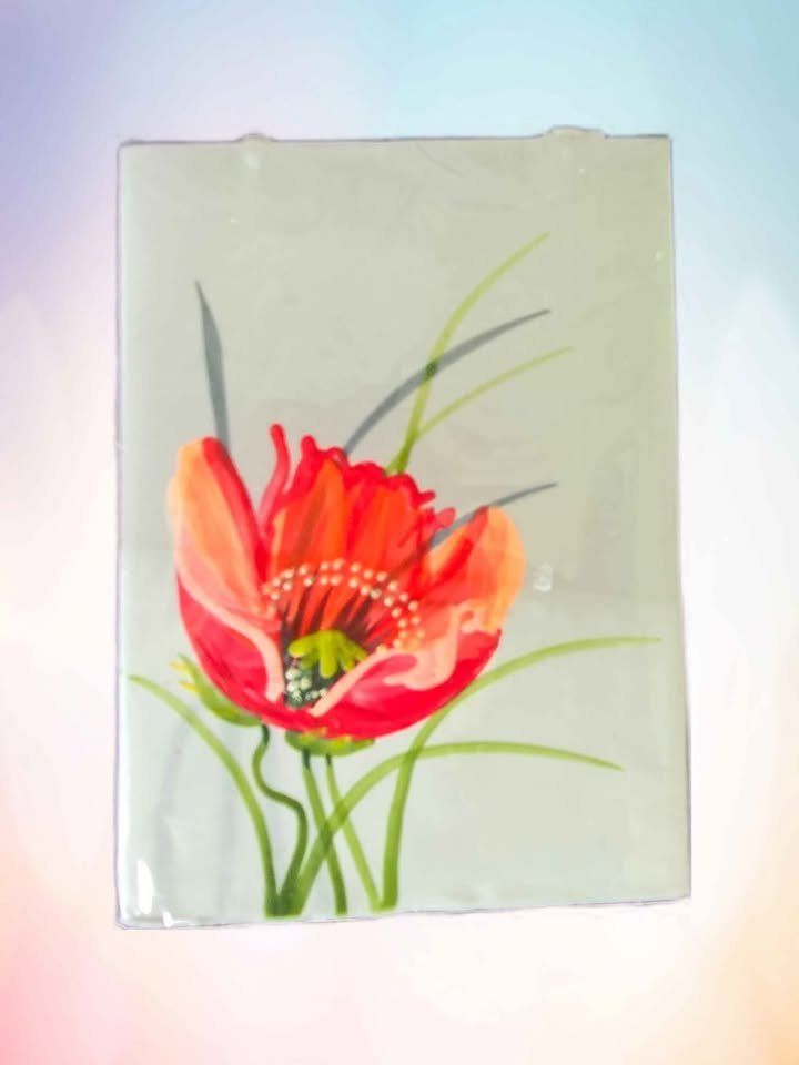 Candele: Schöne Kerze mit Blumenmuster NEU – Nuovo e nell'imballaggio originale da Aarburg venduto da Glitzerschein 3