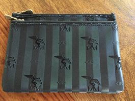 Kosmetiktasche MM schwarz gestreift gebraucht