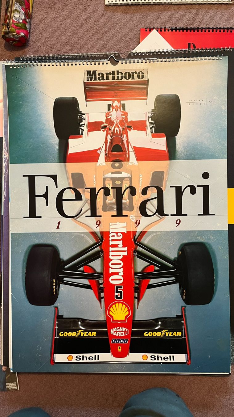 Ferrari Calendari: 1999 Edition Raup Ferrari Kalender – Usato da Niederbipp venduto da Wcobra