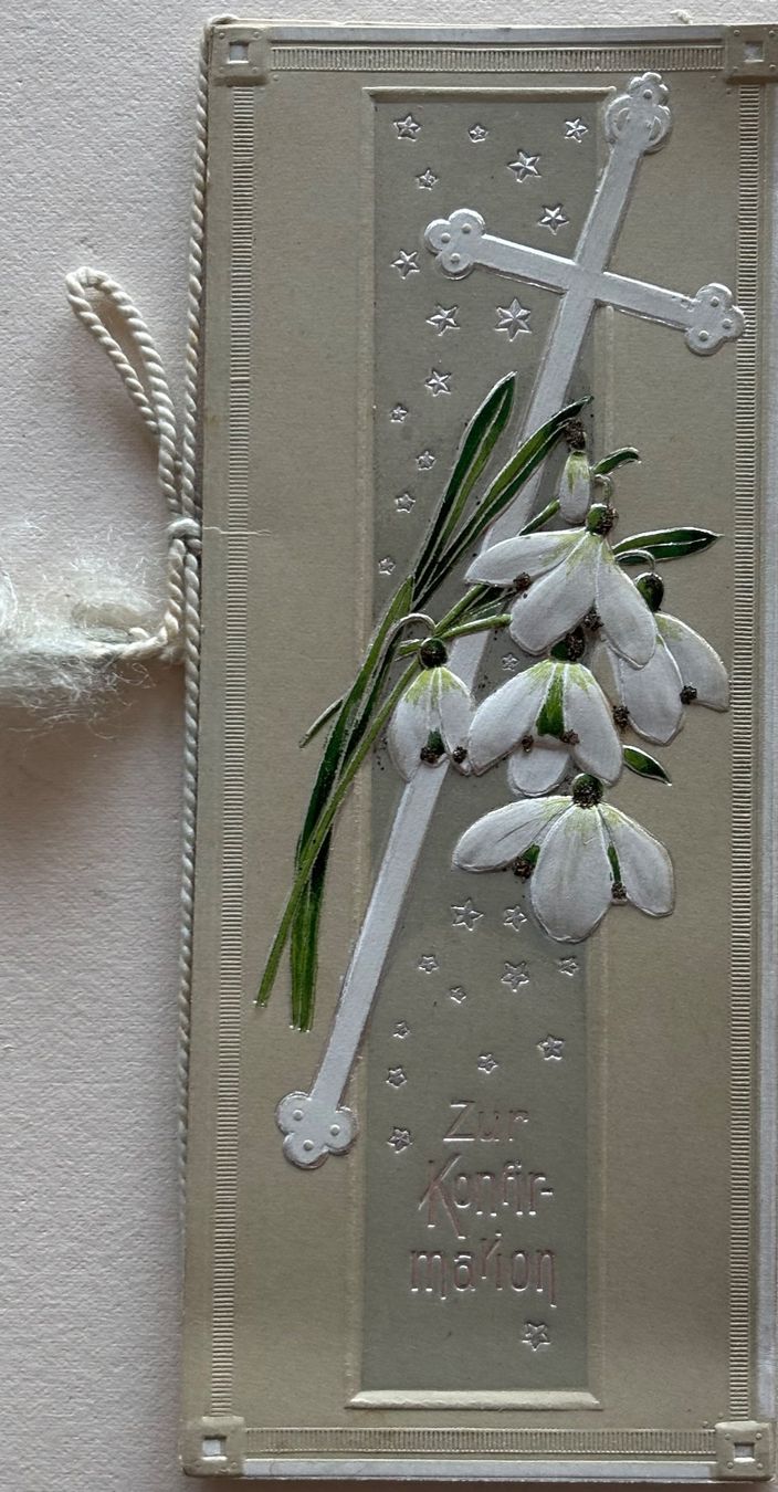 Cartoline postali: Prägedruck, Glückwunsch, Konfirmation – Usato da Frauenfeld venduto da Merk52