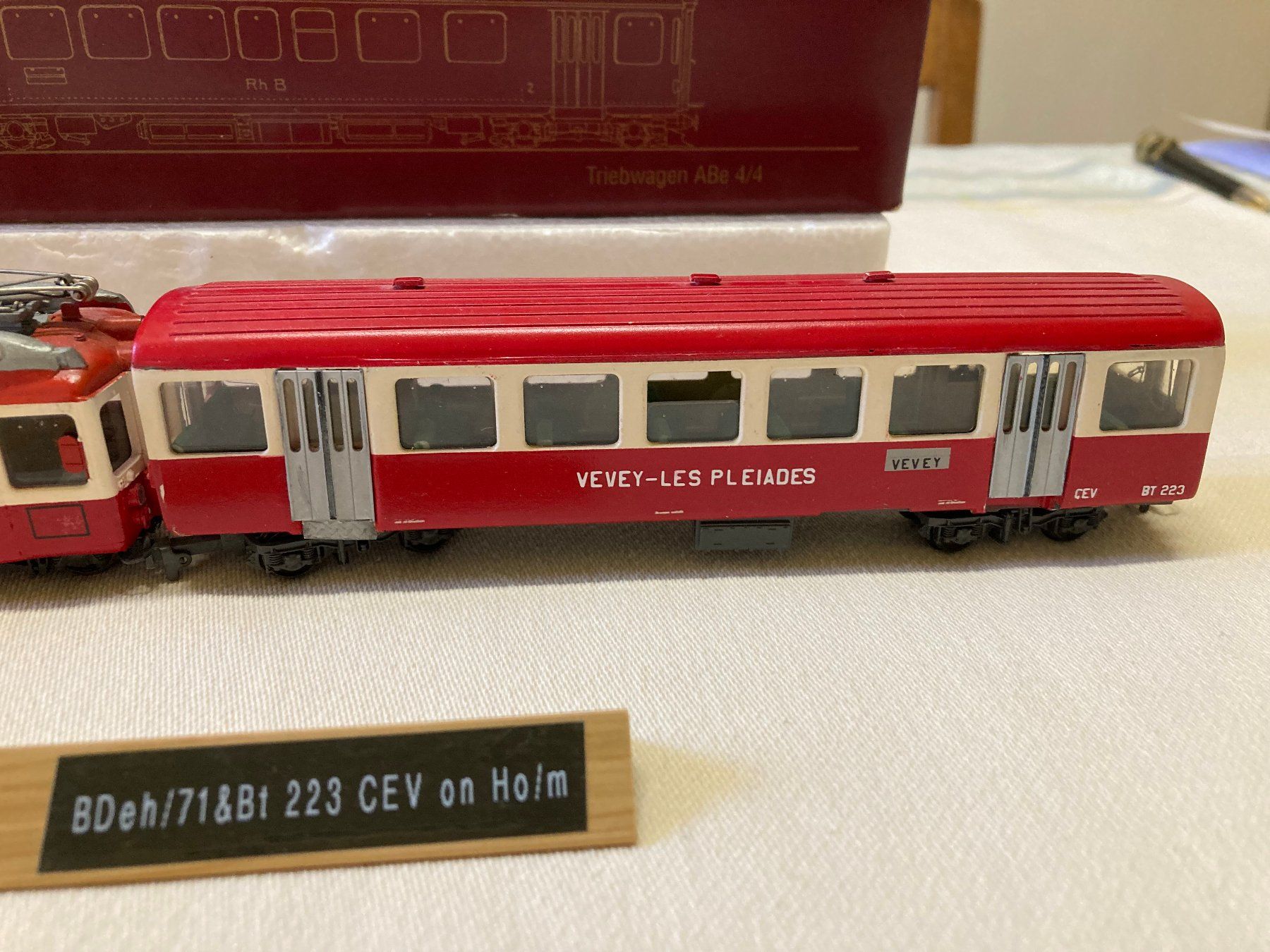 Bemo Modellini di ferrovie: Pièces originales et uniques CEV rouge – Usato da Vevey venduto da rog_9vvj 1
