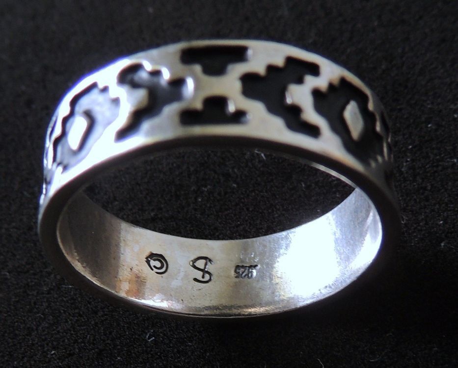 Anelli: Bague en argent sterling 925, taille 66 – Usato da Fontenais venduto da Mohawk61 2