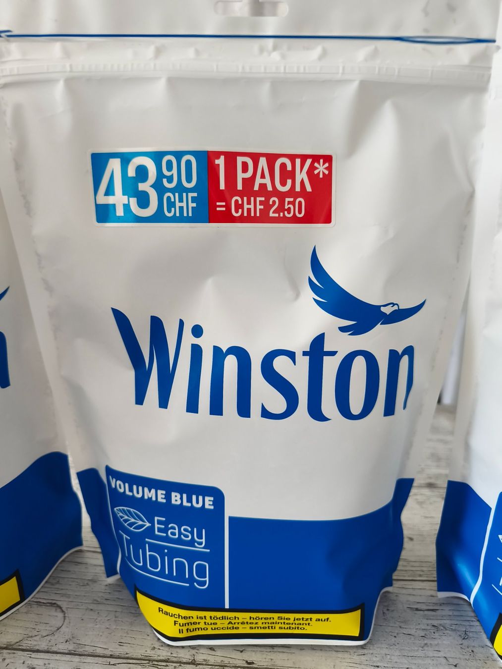 Winston Tabac à priser: Winston Blue Volume 145g 5stk. – Neuf avec emballage d'origine à Winistorf par Bsirob1 1