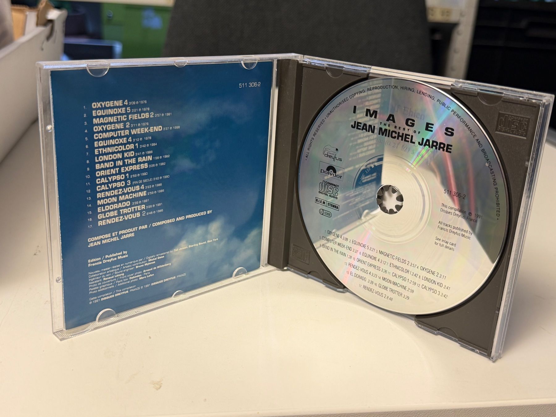CD: Jean Michel Jarre - Images - HB21D – Usato da Küsnacht ZH venduto da Jazztilldawn 2