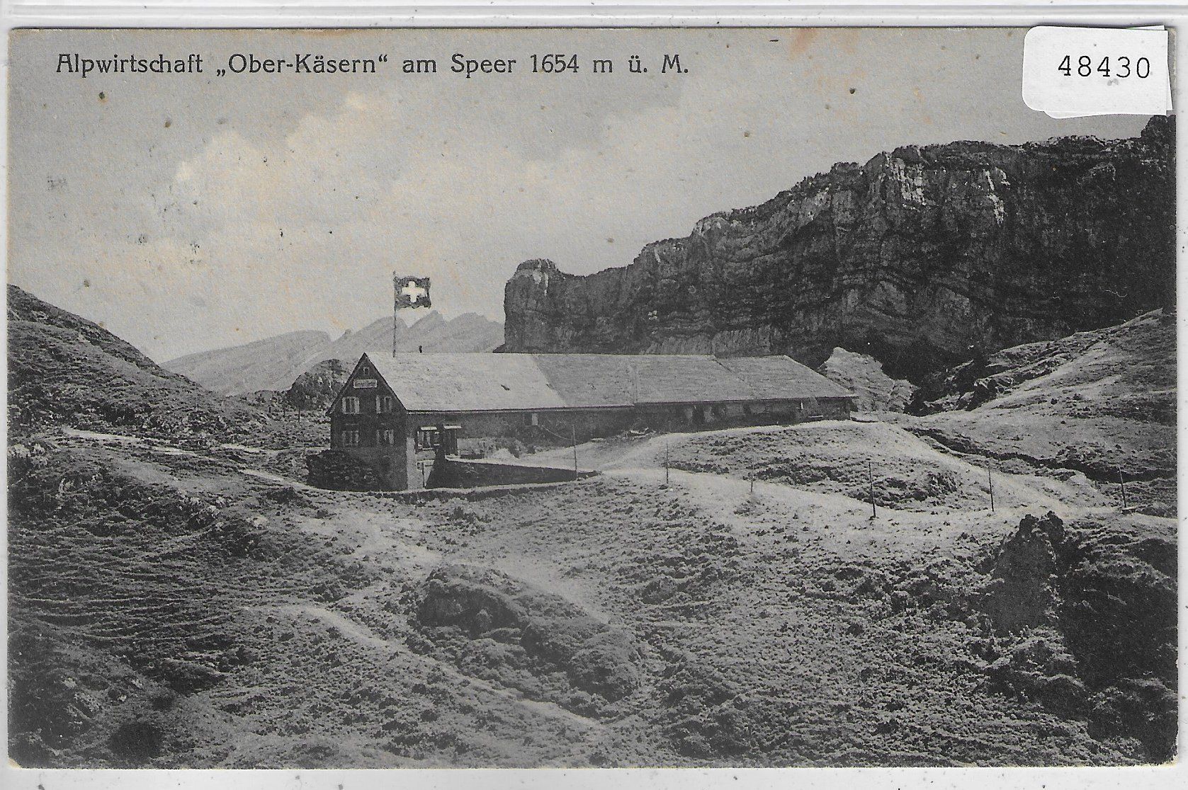 Cartes postales: Alpwirtschaft "Ober-Käsern" am Speer – D'occasion à Ettingen par Kartenplanet