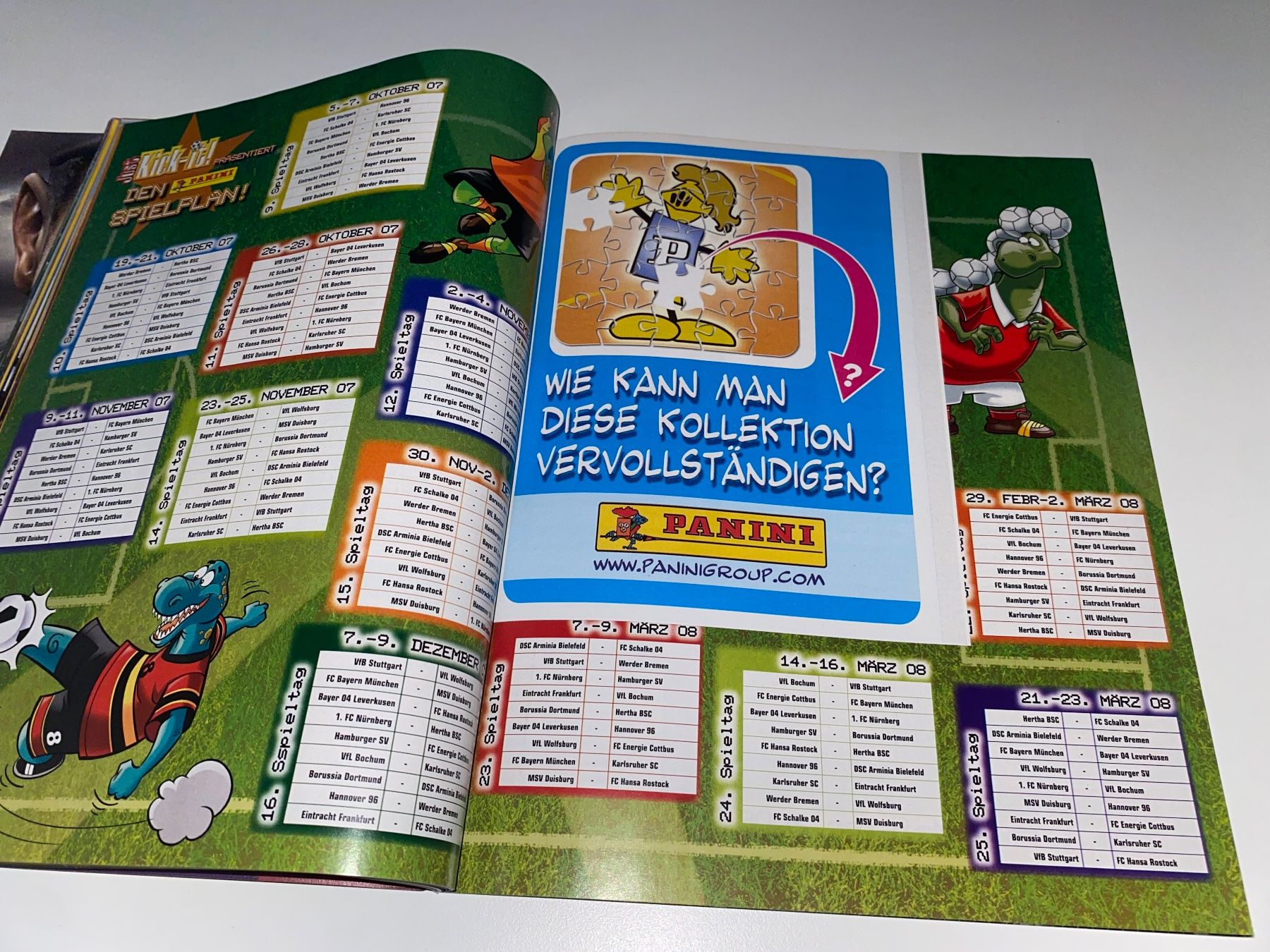 Panini Album: Panini Leeralbum Bundesliga 2007/08 – Usato da Hergiswil LU venduto da FcMalkov 5
