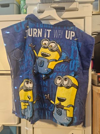 Kinder Minions Bade Poncho Gr. One Size (Letzte Chance)