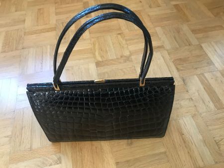 Krokodillederhandtasche „Modell Royal“