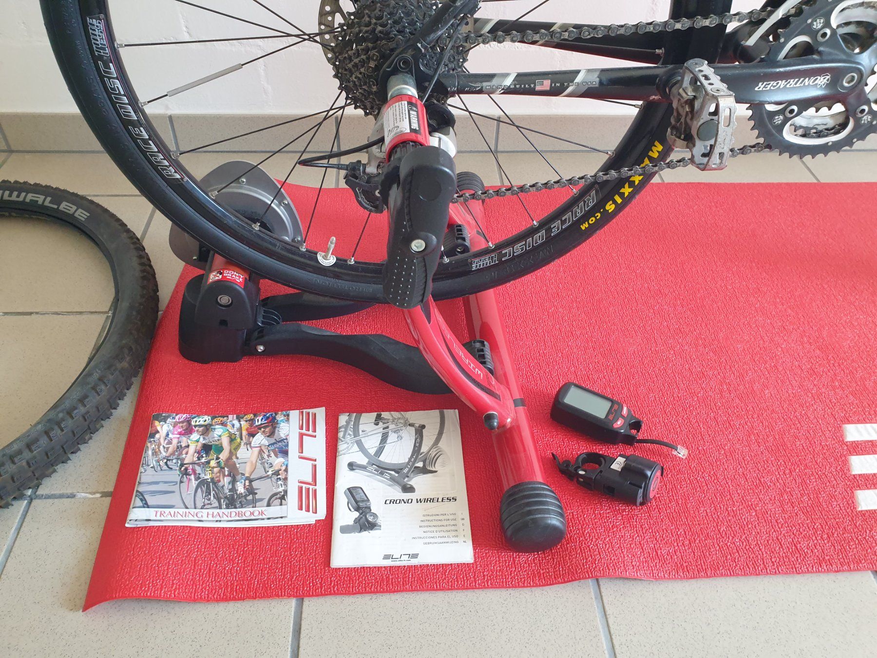 Hometrainer: Rollentrainer inklusive Mountainbike – Usato da Uznach venduto da marlenegebert 3