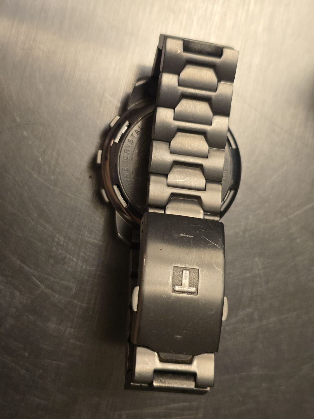 Tissot Montres: Blue dial 41mm Tissot t touch 252 352 – D'occasion à Satigny par Baazarbaron 2