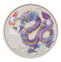 2024 1oz Australia Lunar Series III - Year of the Dragon- 