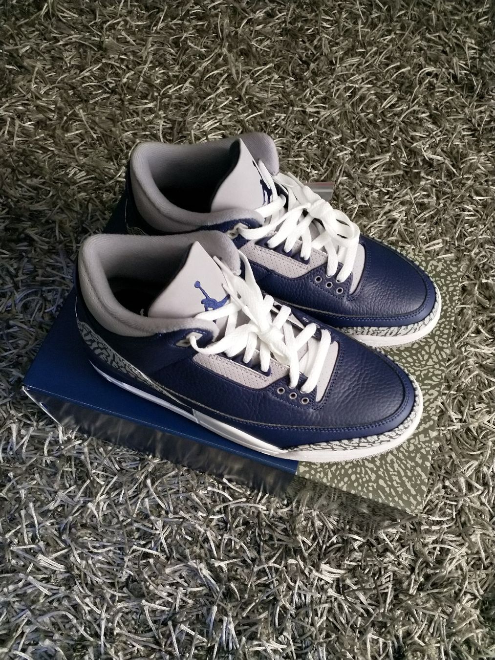 Scarpe da uomo: Nike Jordan 3 Retro "Georgetown" EU 42 – Nuovo e nell'imballaggio originale da Dübendorf venduto da Allseller 2