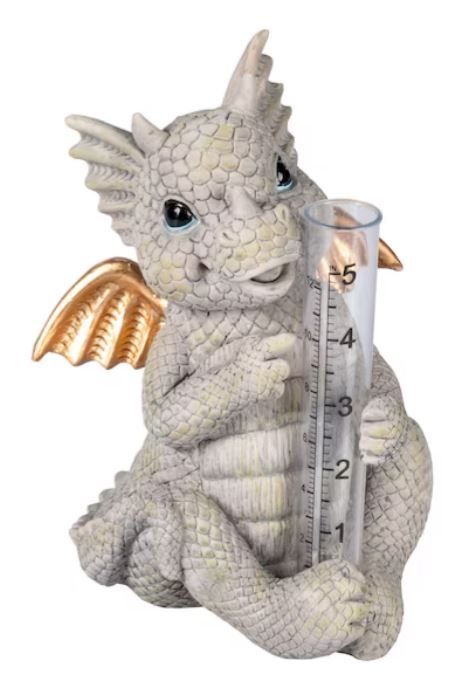 Statuette: Regenmesser Drachen (19 cm) – Nuovo e nell'imballaggio originale da Langenbruck venduto da Gumsi
