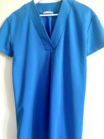 Mudo Collection Kleid blau Grösse S V-Ausschnitt neu