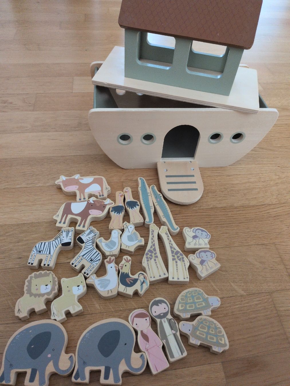 Giocattoli: Little Dutch Arche Noah& Uhren Puzzel – Nuovo (secondo la descrizione) da Wädenswil venduto da Sumire22 2