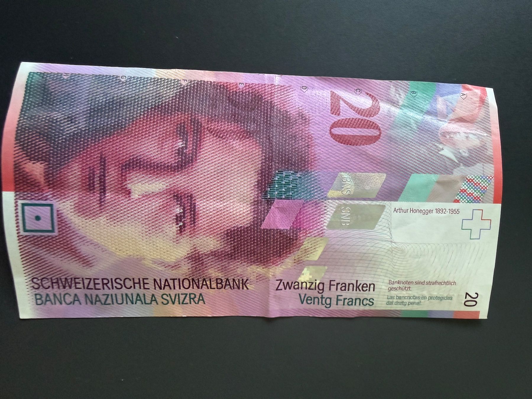 Banknoten: 20 Franken Noten 2014 – Neu (gemäss Beschreibung) aus Altendorf von Elenaneagu22