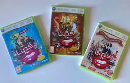 3× Lips Xbox 360 – 2 davon sind originalverschweisst