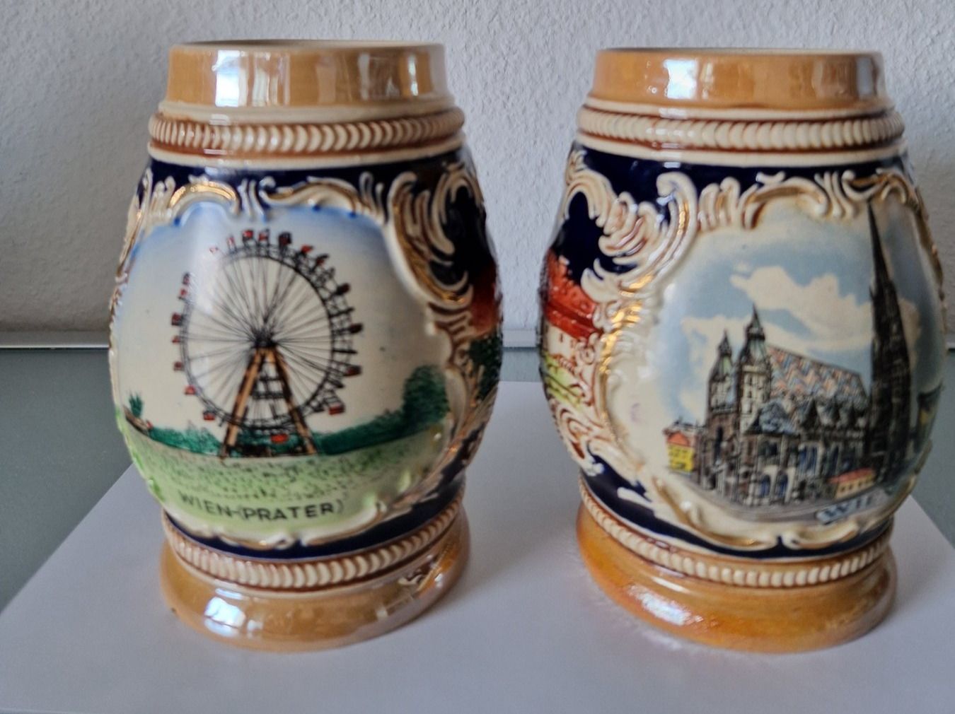 Bicchieri: Alter Wiener Bierkrug Wien – Usato da La Croix (Lutry) venduto da Lecollectioneur 3