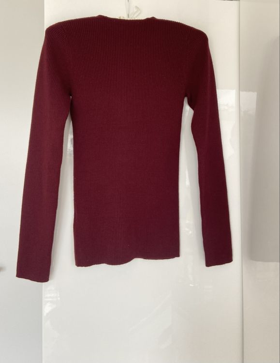 Sandro Camicette: ALMOST NEW Sandro Burgundy Long Sleeve Shirt, size - 1 – Nuovo (secondo la descrizione) da Zürich venduto da SandroMaje 1