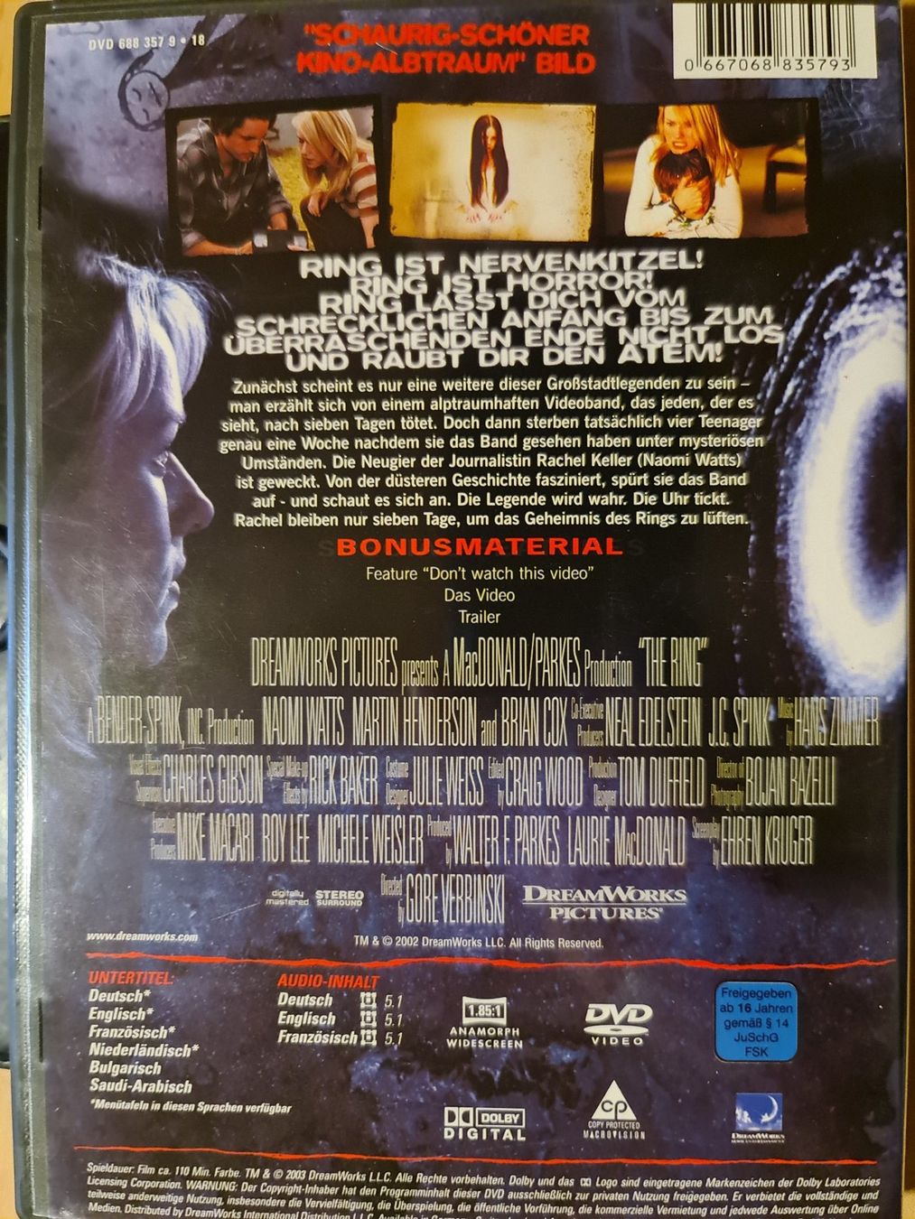 Alle DVDs: DVD Ring – Gebraucht aus Dintikon von Vexi 1