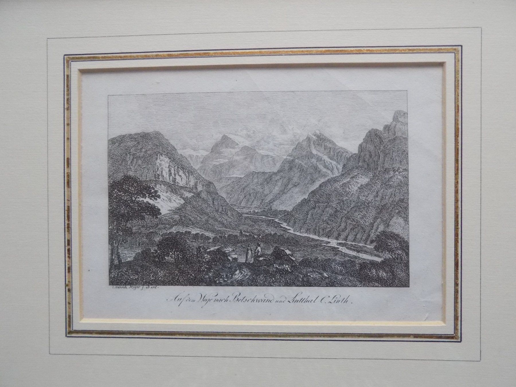 Gravures: Betschwanden Linthal Glarus – D'occasion à Risch par Rischli15 1