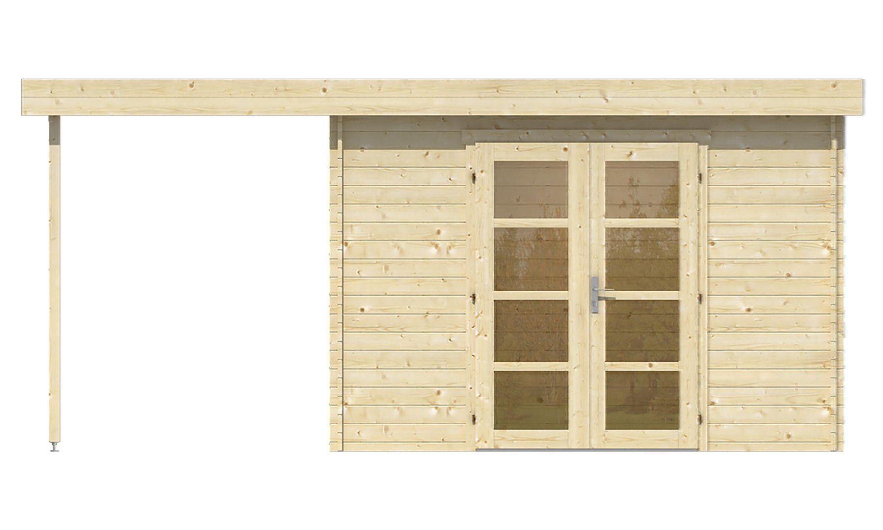 Casette da giardino & serre: Gartenhaus "EXTRA MODERN" 28mm Wandstärke – Nuovo e nell'imballaggio originale da Diepflingen venduto da Der_billige_max 2
