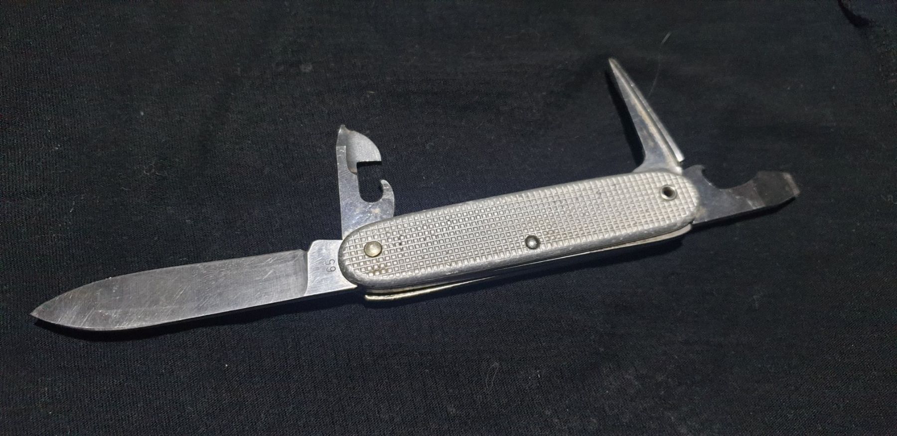 Wenger Coltelli tascabile: Wenger 65  Militar Delemont Alox Sackmesser – Usato da Val D Illiez venduto da SnowRoof 1