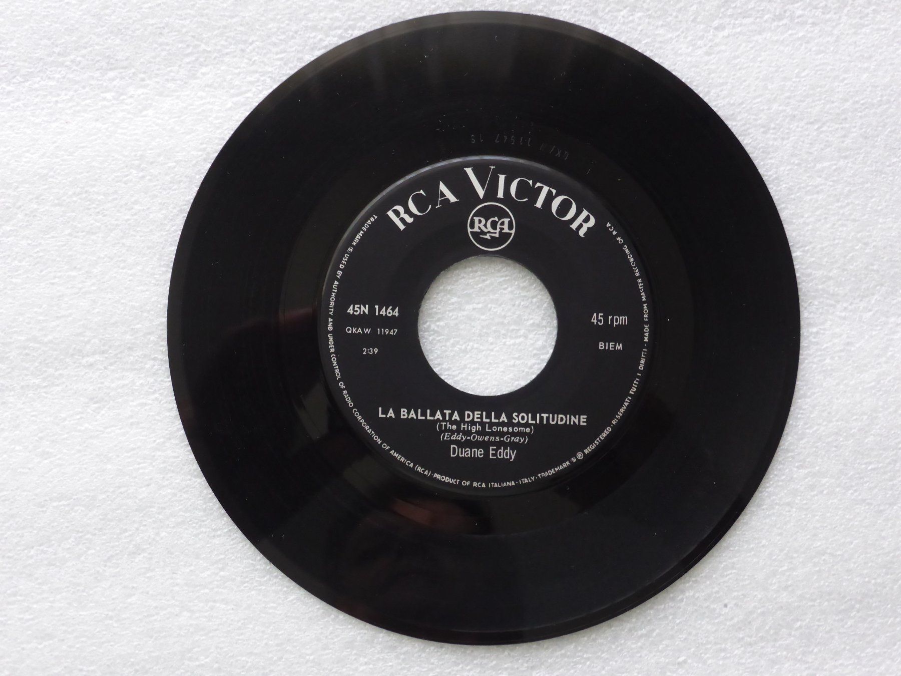 Schallplatten: Vinyl Single   DUANE EDDY – Gebraucht aus Küssnacht am Rigi von Mondkinder 1