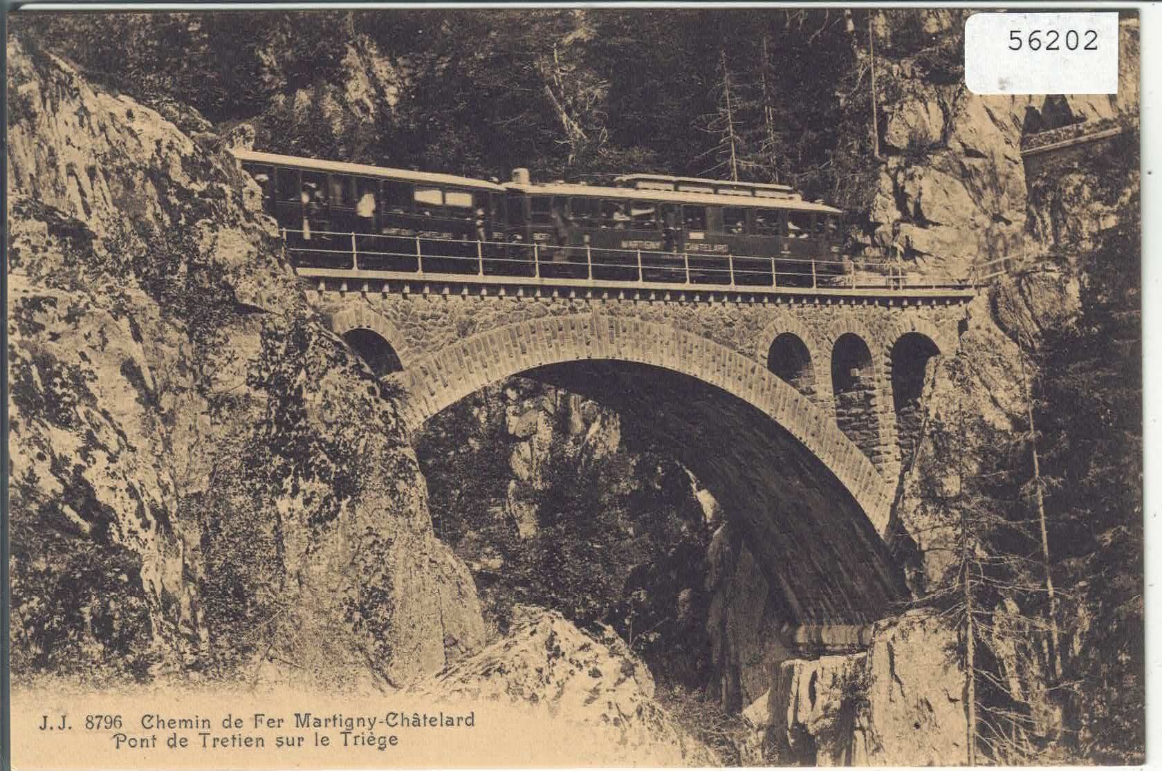 Cartoline postali: Chemin de Fer Martigny-Chatelard - Pont de Tretien sur le Tr – Usato da Ettingen venduto da Kartenplanet