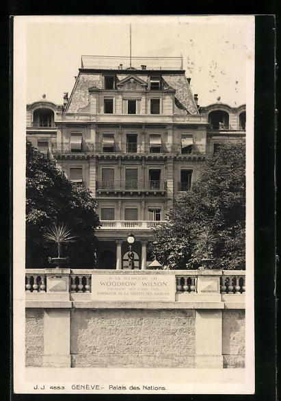 Cartoline postali: AK Genève, Palais des Nations, 1929 – Usato da Berlin venduto da bartko-reher