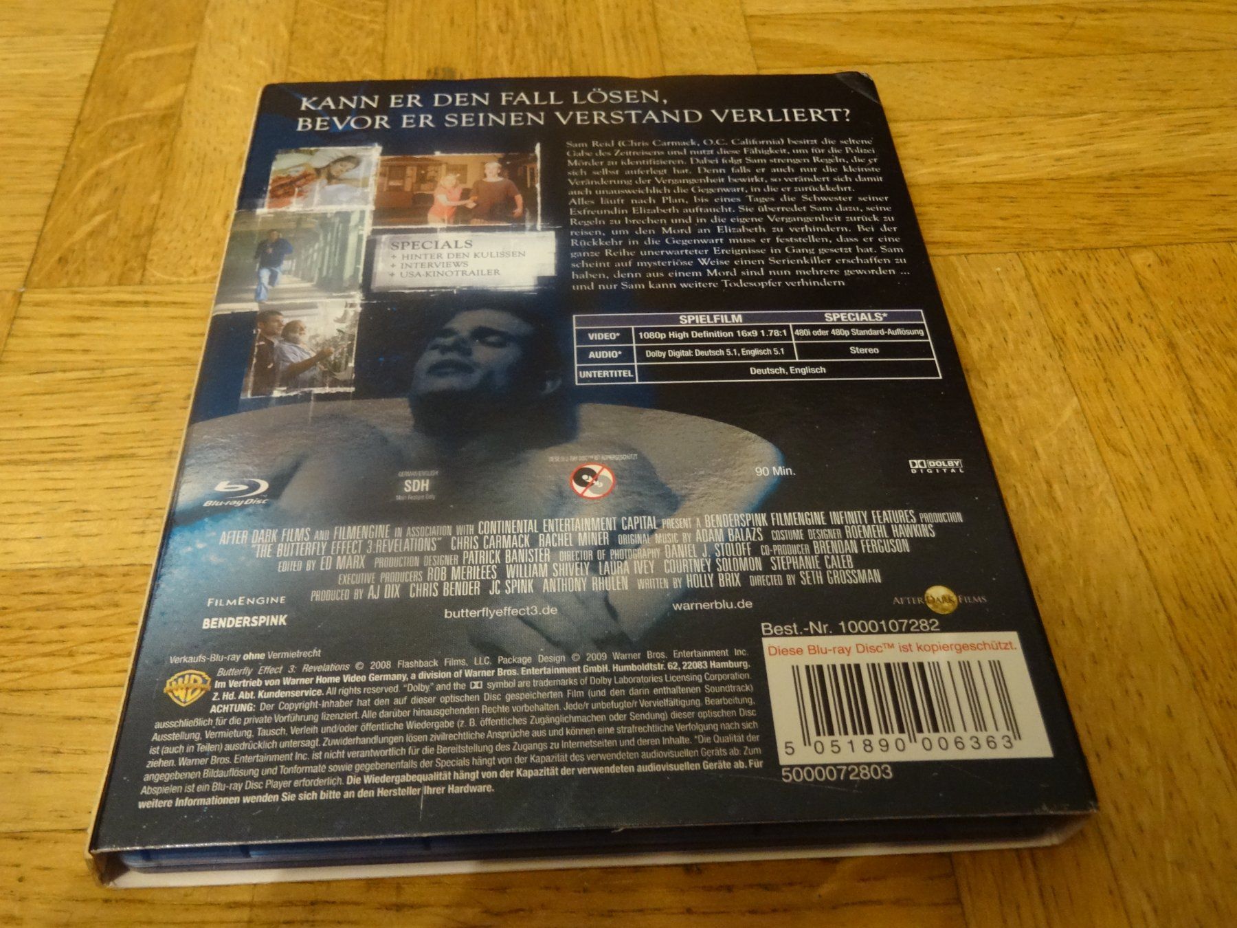 Tutti i DVDs: Butterfly Effect 3 - Die Offenbarung - Blu-ray – Usato da Olten venduto da Disc-Verkauf 1