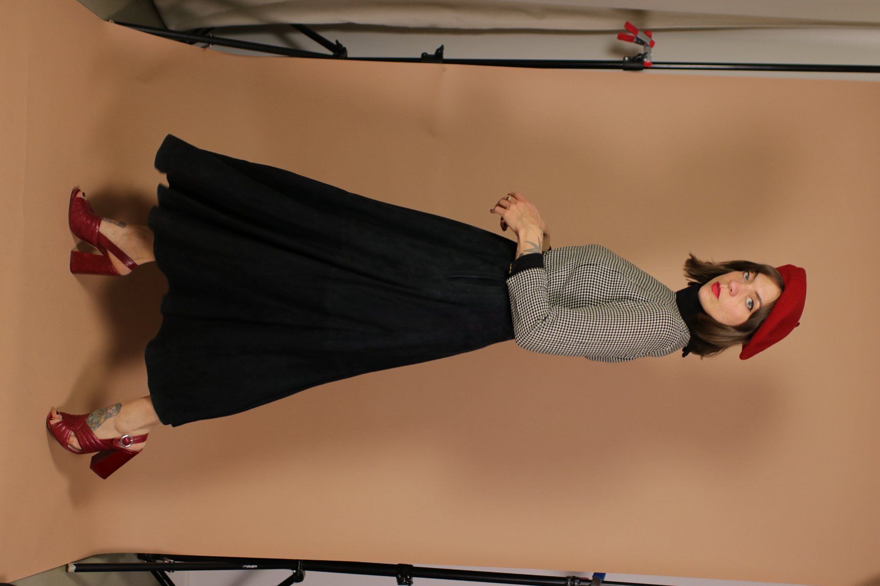 Röcke: 1970s Maxi Suede Leather Skirt - Size S – Gebraucht aus Hombrechtikon von BAZ-Vintage 4