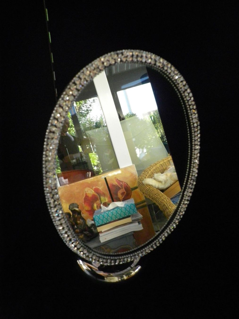 Specchi: Edler Standspiegel mit Strass – Usato da Reinach BL venduto da Annodomini 2