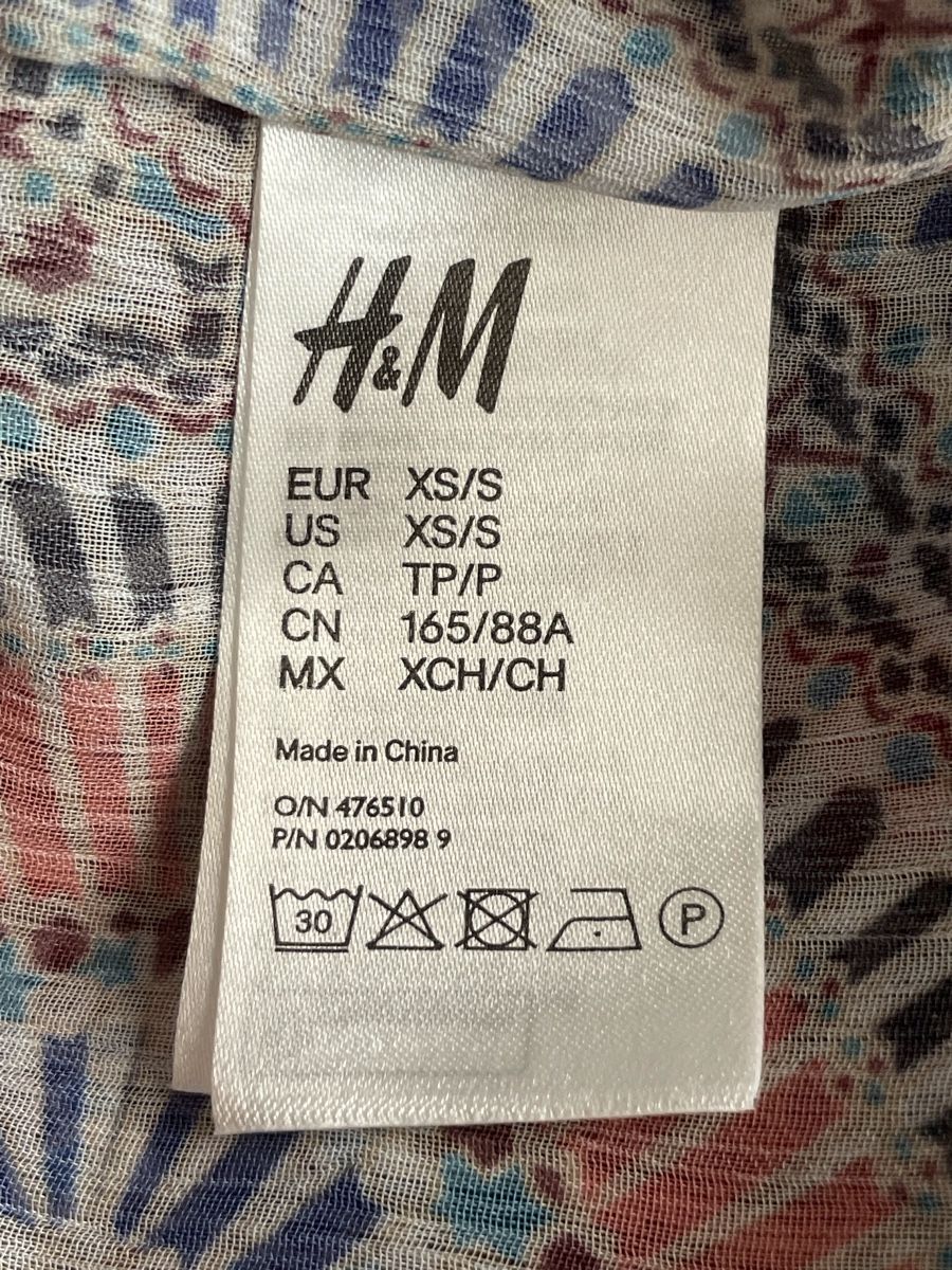 H&M Tuniche: Kaftan H&M XS/S multicolore neuf – Nuovo e nell'imballaggio originale da Vuadens venduto da Nina11 6