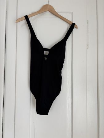 Badekleid, schwarz, Größe 36-38